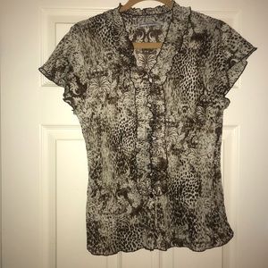 Patterned Blouse-Never Worn